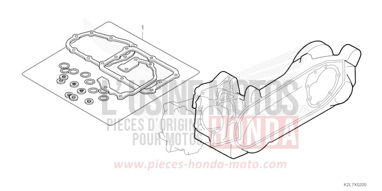DICHTUNG SATZ B von ADV 350 MAT COAL BLACK METALLIC (NHC81) von 2026